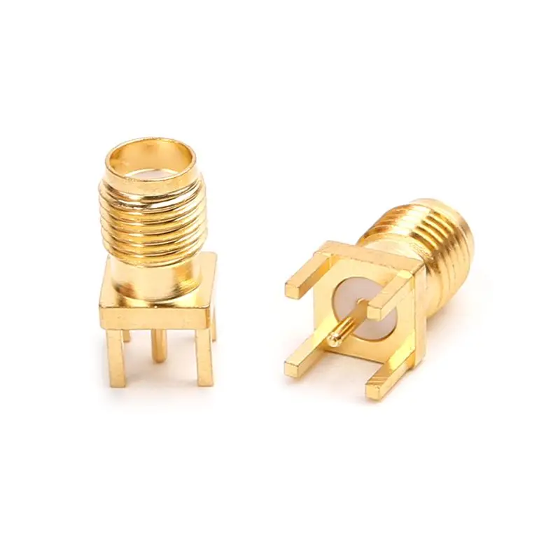 

Drop Shipping 10pcs SMA Female Jack Solder PCB Board Mount RF Connectors Straight Adapter