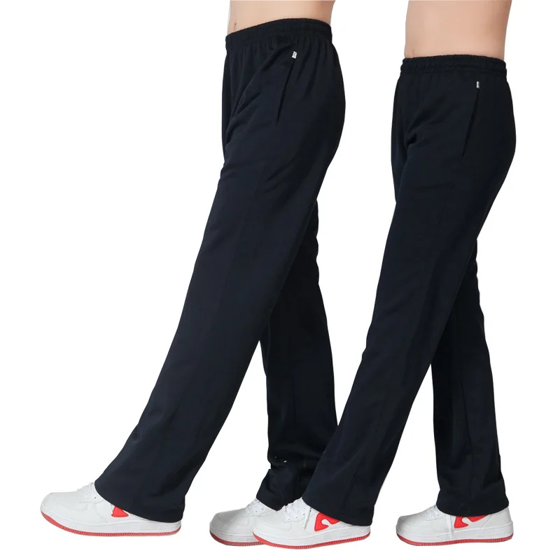

Men's Casual Loose Sweatpants Men Basic Trousers Tracksuit Side Stripe Bottoms Breathable Sportswear Track Pants