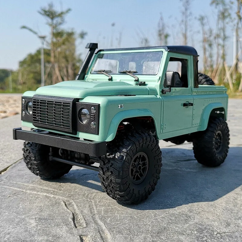 Mn-91 4Wd Rc грузовик внедорожник 2,4G пульт дистанционного управления Buggy Crawler детская игрушка - Цвет: Green