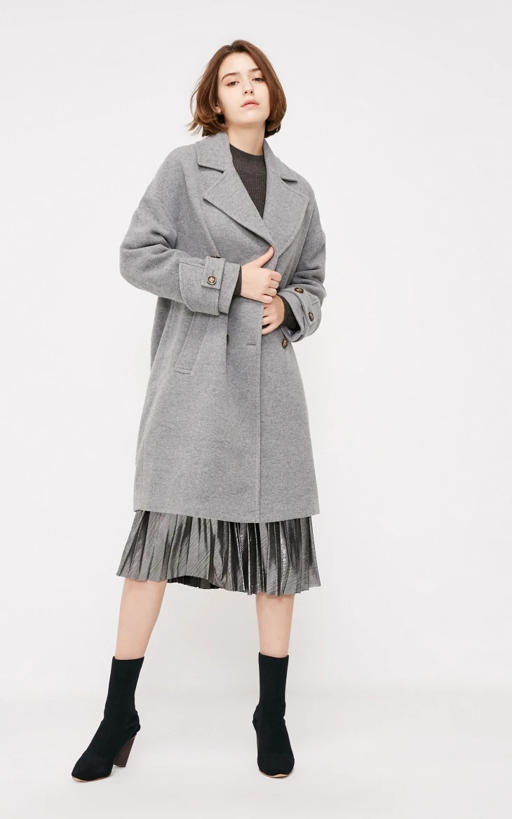 Vero Moda женское двубортное шерстяное пальто | 318327564