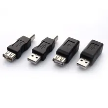 USB 2 0 typu A kobiet na typ B męski do skanera drukarki Adapter złącze konwertera wysokiej prędkości tanie tanio JETTING NONE CN (pochodzenie) type B W połączeniu Typu