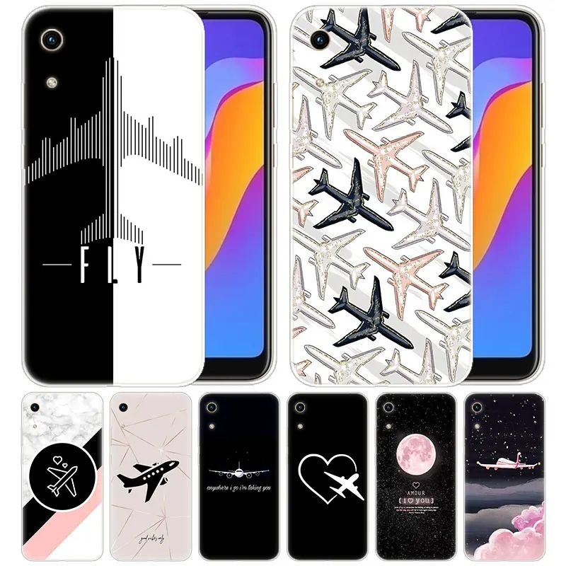 

Aircraft Airplane fly travel in the Sky Case for Huawei Honor 9X 8A 7A 20 Pro 7X 8X 7S 8S 8 9 10 Lite View 20 20i 10i Play TPU