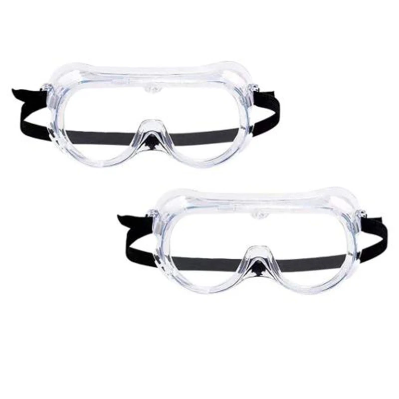 

Transparent Goggles Anti Saliva Goggles Anti Fog Anti-Dust Eyewear Eye Protection Dustproof Windproof Wide-Vision Lab Goggle