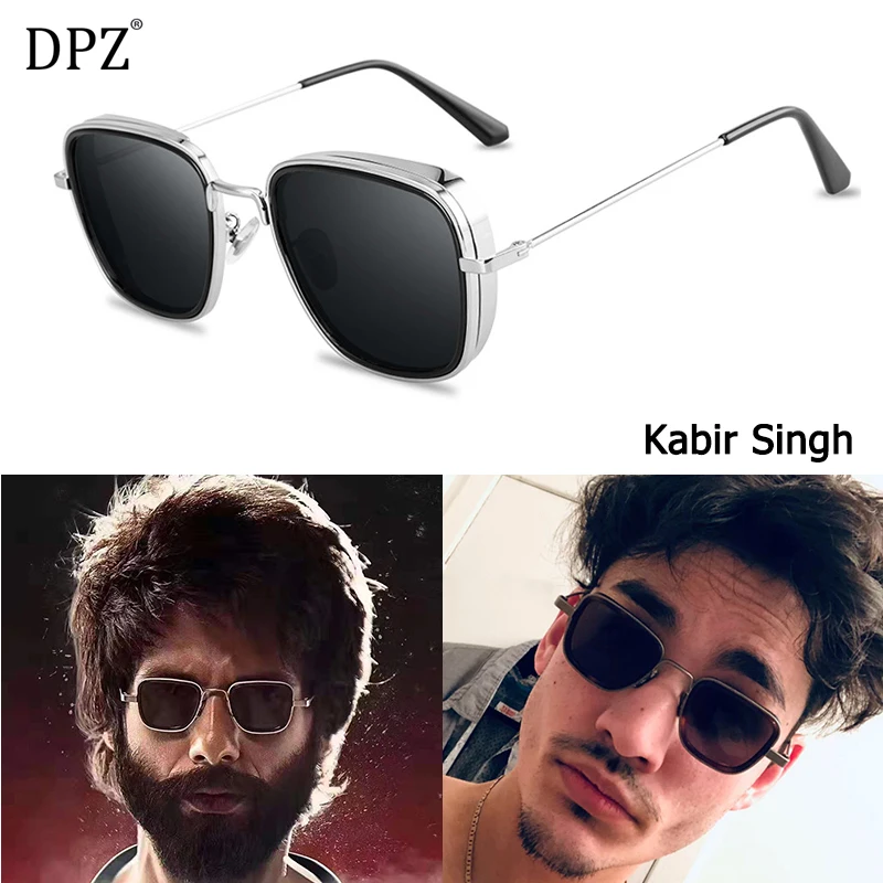 DPZ Новая мода Kabir Singh стимпанк стиль авиационные мужские солнцезащитные очки крутой фирменный дизайн популярные солнцезащитные очки rayeds Oculos De Sol