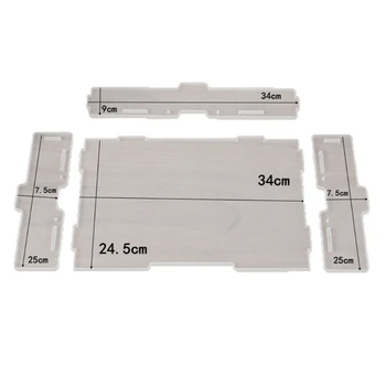 

Handmade Storage Board Resin Casting Mold Desktop Folder Storage Box Tray Epoxy Resin Silicone Molds Art Craft Tools