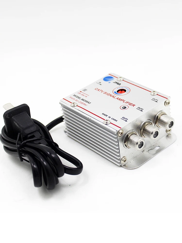 New23Way20dbCATVTVAntennaSignalAmplifierBoosterSplitterUS