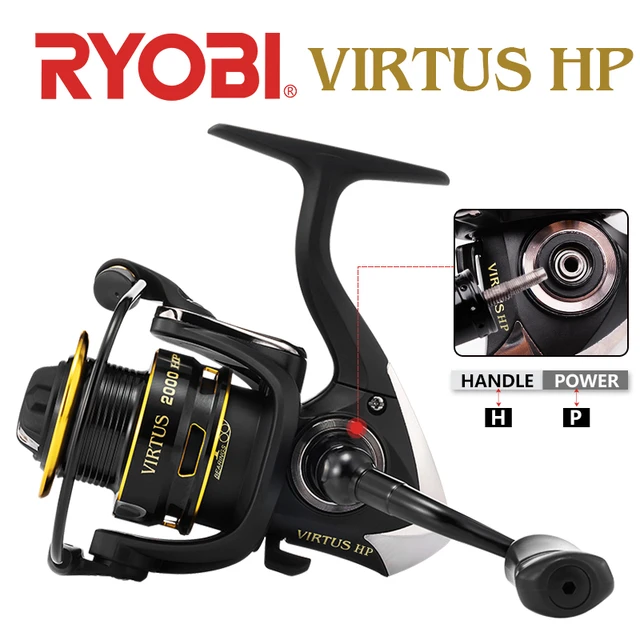 RYOBI VIRTUS HP Spinning Fishing Reels2000/3000/4000/6000/8000 4+