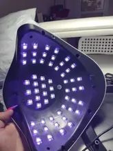 220W SUN X7 Max secador de uñas pantalla LCD 57 LED secador de uñas lámpara UV LED para curado Gel polaco Auto sensor lámpara para uñas