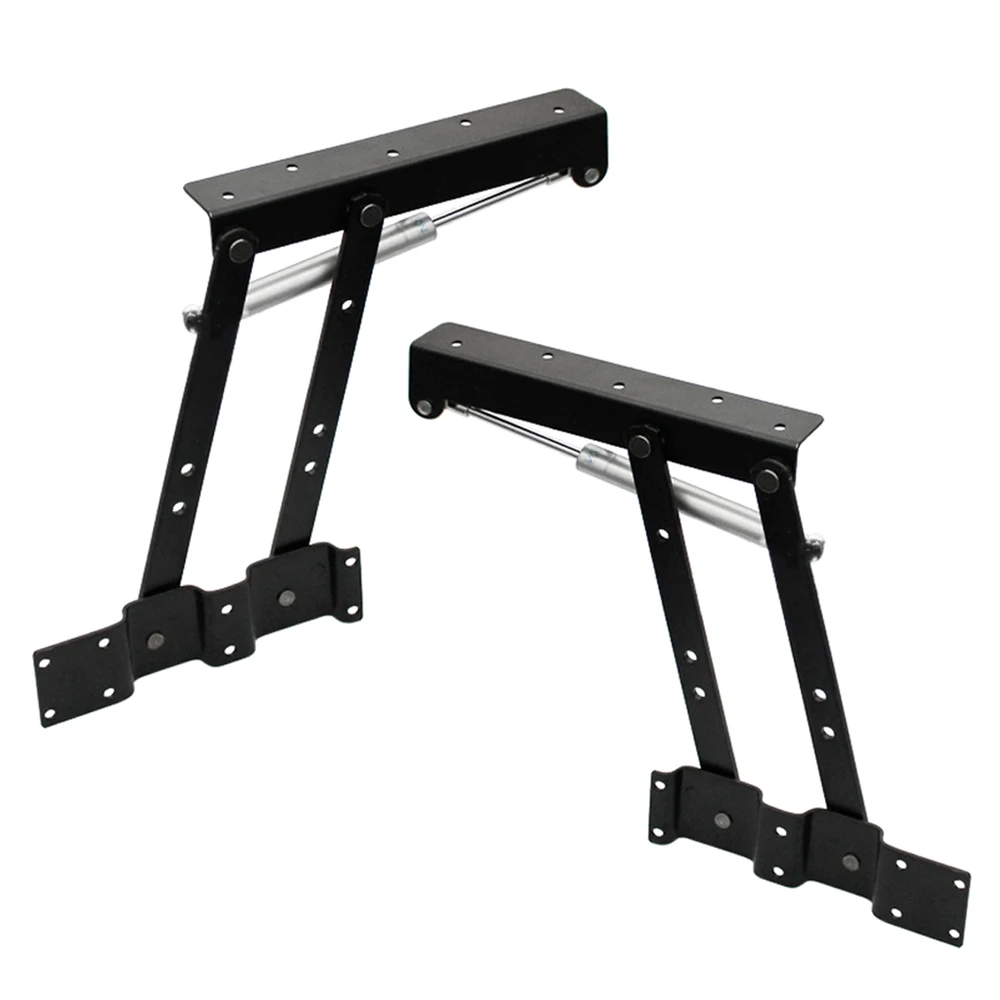

2pcs Foldable Spring Tea Table Hinge Furniture Lift Up Tool Top Mechanism Hardware Lifting Rack Shelf for Coffee Computer