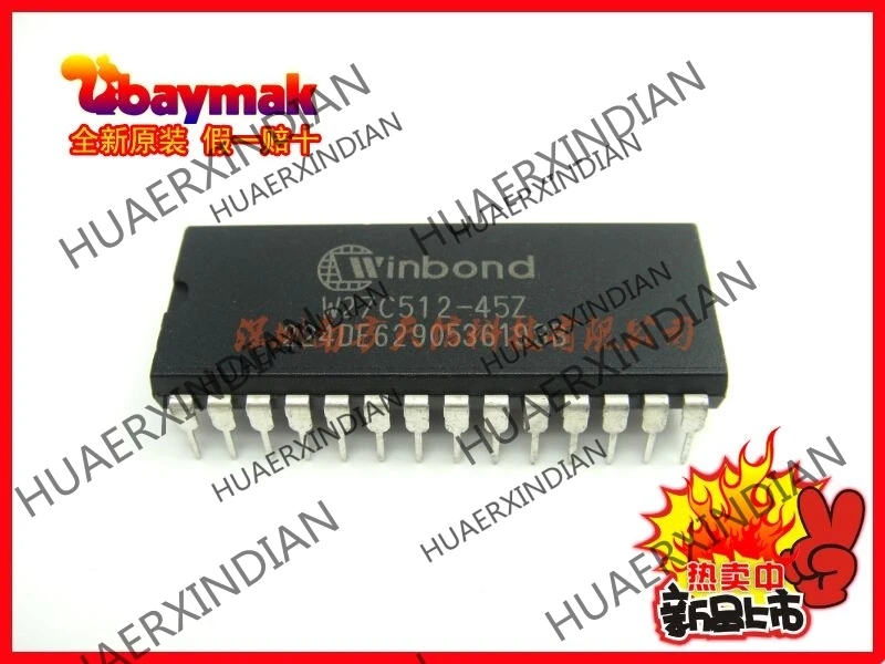 10 шт. новые и оригинальные W27C512-45 W27C512-45Z DIP-28 | Обустройство дома
