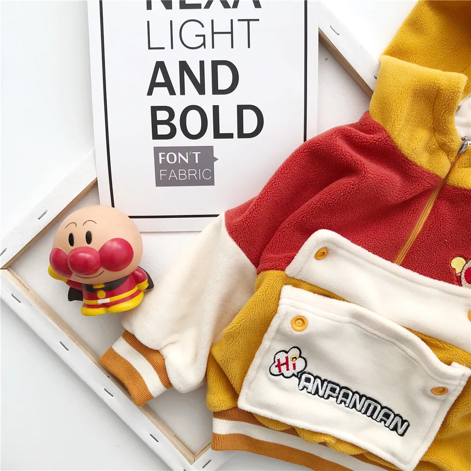 Tonytaobaby/новая осенне-зимняя одежда для мальчиков и девочек; детская одежда; бархатные толстовки на молнии для детей