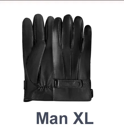 man XL New Xiaomi Mijia Qimian Lambskin Touch Screen Gloves Spanish Raw Winter Autumn Thicken Warm unisex for driving,moto,fishing - Цвет: man XL