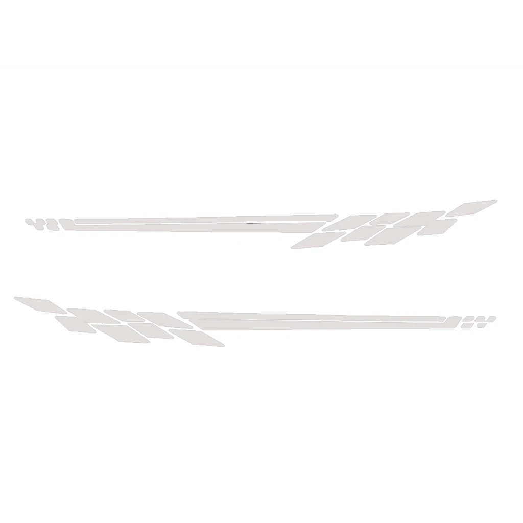 2Pcs Car Side Body Vinyl Decal Sticker Racing Sports Stripe Graphics