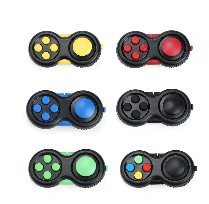 New Premium Quality Fidget Controller Pad Game Focus Toy Smooth ABS Plastic Stress Relief Squeeze Fun Hand Hot Interactive Gift 3