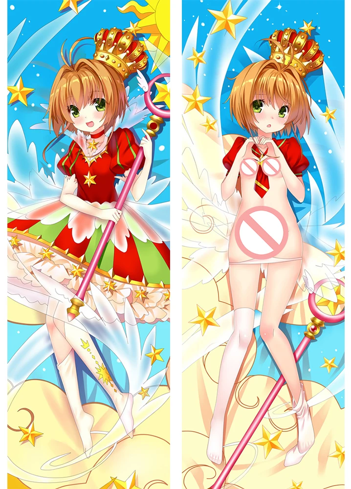 Аниме Cardcaptor Dakimakura Чехол персонажи KINOMOTO Daidouji Tomoyo Bolster чехол Kaadokyaputaa обнимающий тело наволочка