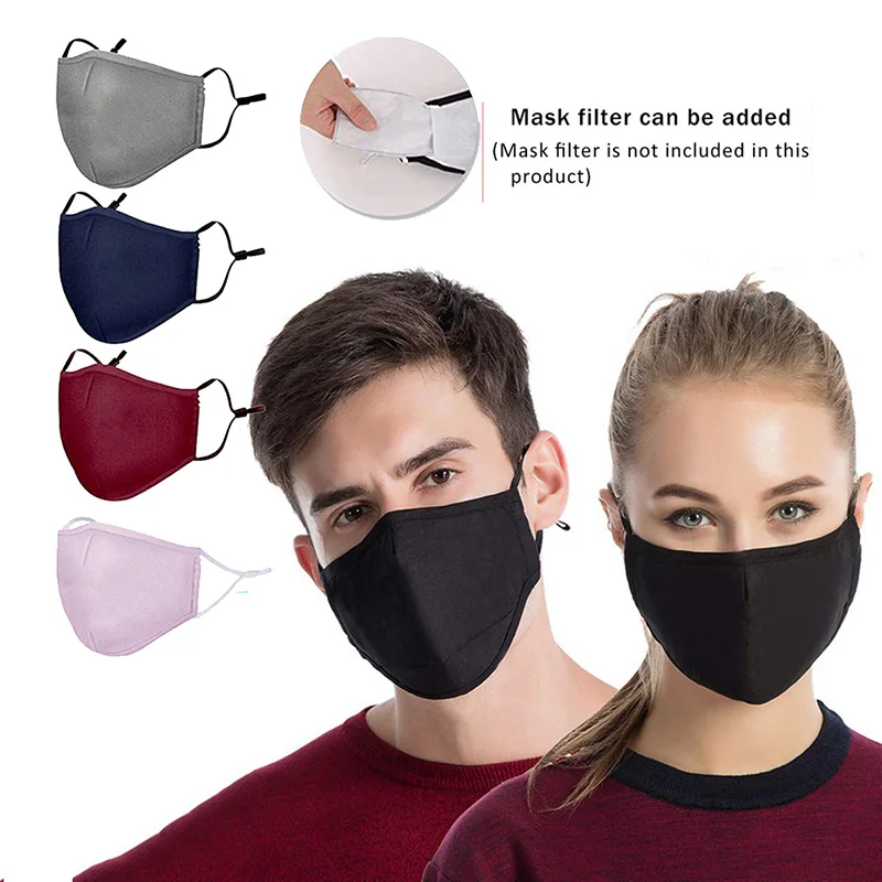 

Fiber PM2.5 Mouth Mask Anti Dust Mask PM2.5 Activated Carbon Filters Windproof Mouth-muffle Bacteria Proof Face Masks Care