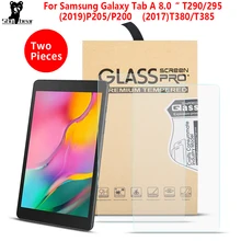 2 шт./лот закаленное Стекло для Samsung Galaxy Tab A 8,0 SM-T290 T295 P200 P205 Экран Защитная пленка для T380 T385 планшет Стекло