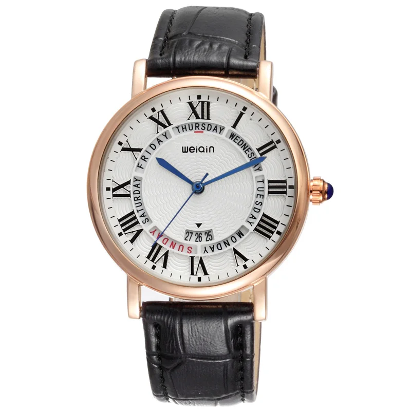 

2020 New Fashion Simple Ladies Watch Leather Strap Waterproof Multi-function Quartz Ladies Watch Ladies Gift Relogio Feminino