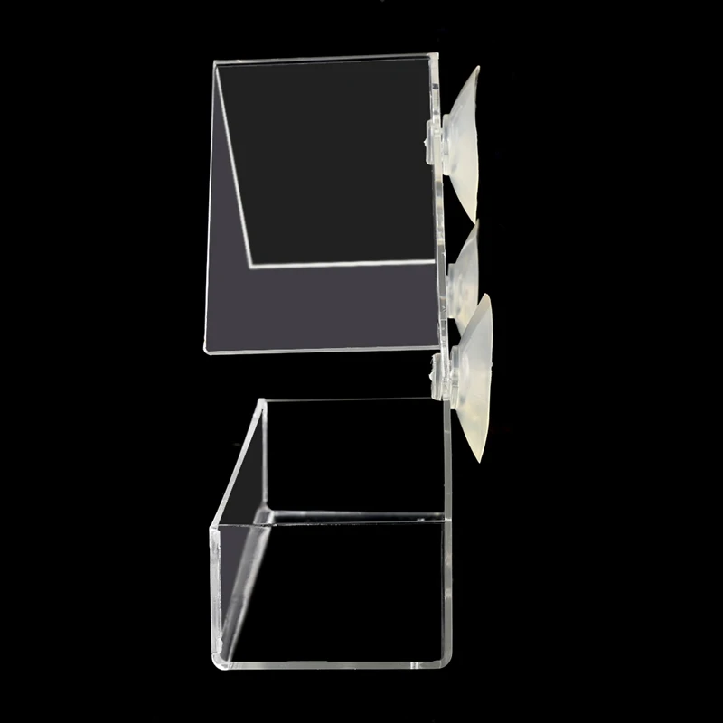 Clear House Window Bird Feeder Birdhouse With Suction Outdoor Garden Feeding