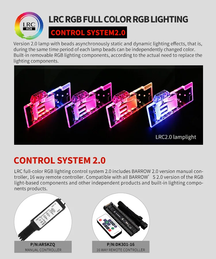 Курган водяного блок использовать для GALAXY RTX 2060/2070 GAGMER/GAINWARD 2070 8G/2080 OC/Поддержка оригинальной задней панелью 5V 3PIN заголовок цветная(RGB