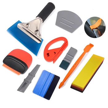 

EHDIS Vinyl Wrap Car Accessories Carbon Fiber Sticker Magnetic Stick Squeegee Film Cutter Window Cleaner Auto Styling Tool Kit