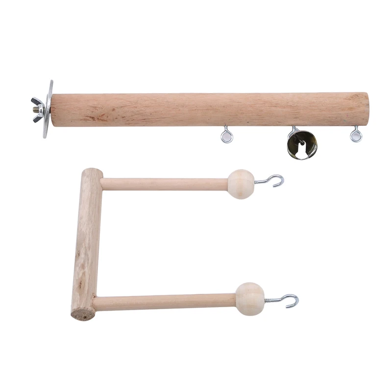 Игрушки для птиц деревянный Хомяк Попугай гамак качели подвесной мост жевательные игрушки принадлежности для клетки скраб палочка