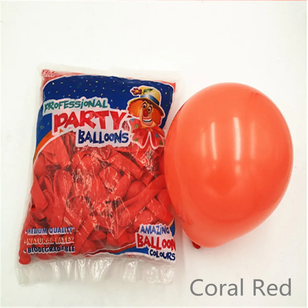 thumbnail image 1 of Globo de látex para decoración de fiestas de cumpleaños, aniversarios, San Valentín, bodas, baby showers, 5 pulgadas, 30/50/100 unidades, 1 of 5