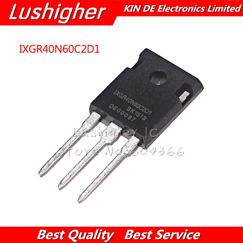 5pcs IXGR40N60C2D1 TO-247 40N60C2D1 TO247 IXGR40N60 TO-3P 40N60 | Электронные компоненты и принадлежности