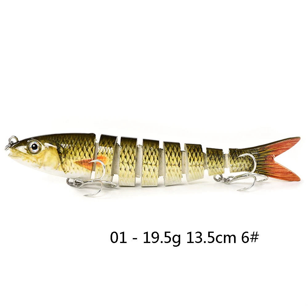 1-1 Olta мульти Соединенные тонущие рыболовные приманки воблеры Swimbait Щука приманка жесткие приманки для ловли карпа снасти бас форель Pesca Isca - Цвет: 1-1