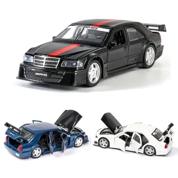 

1:32 Mercedes Benz W201 AMG Car Model Alloy Car Die-cast Toy Car Model Sound and Light Children's Toy Collectibles Free Shipping