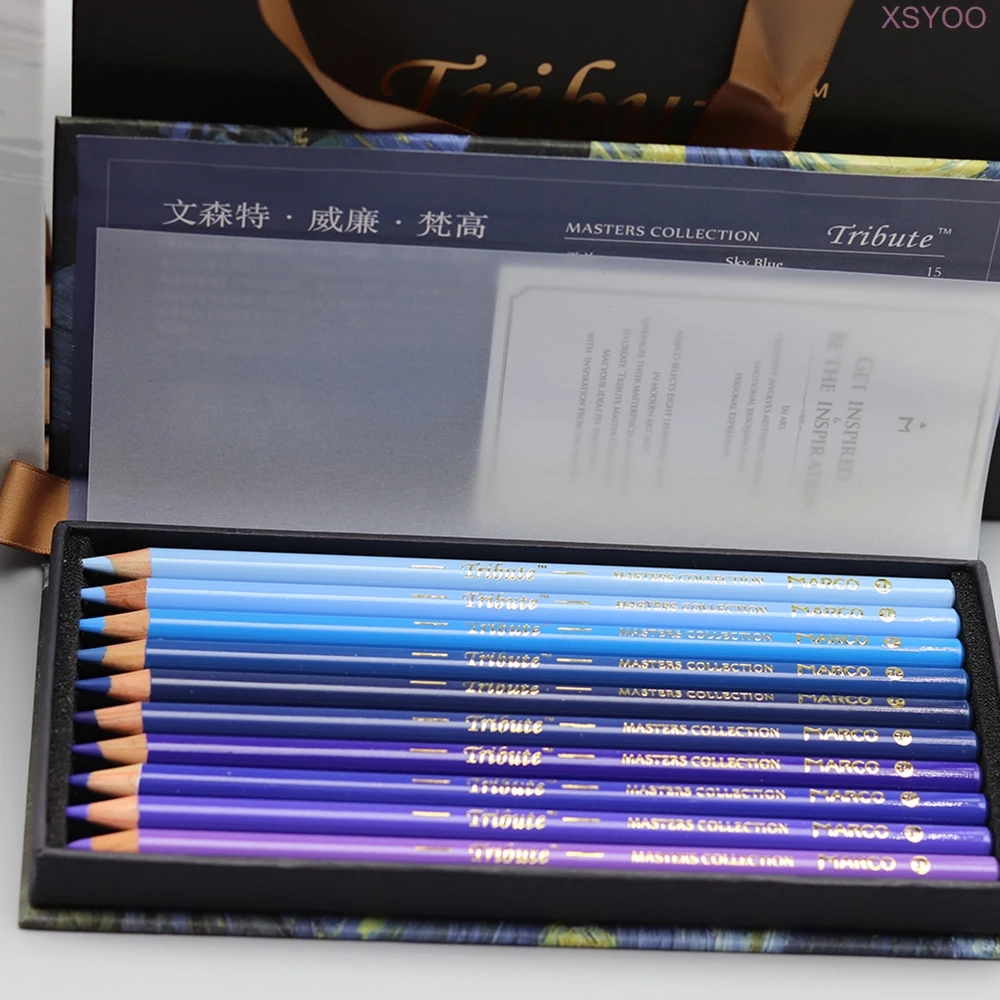 Marco Tribute 300 Colors Gift Box Colored Pencils Set Master Oil Limit –  AOOKMIYA