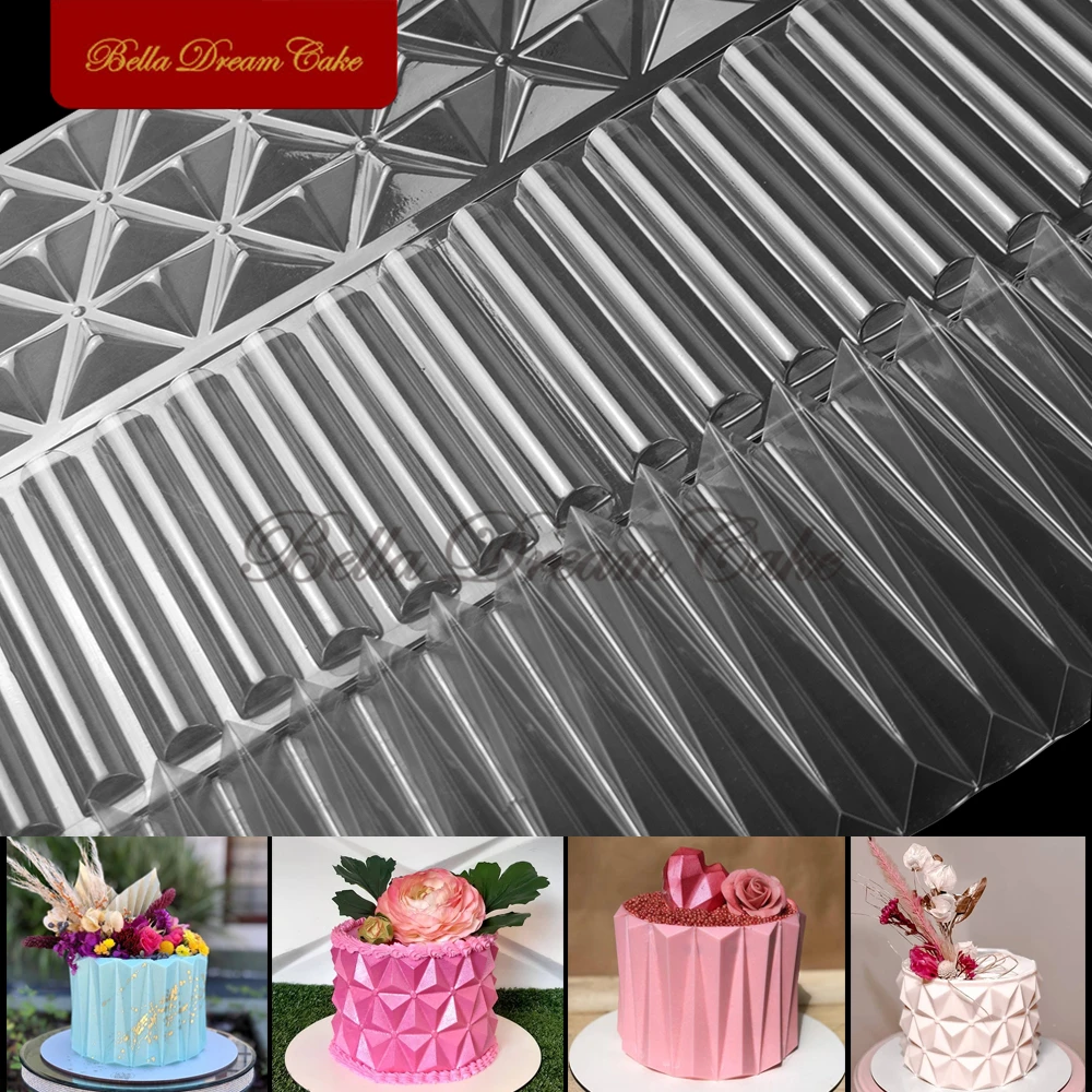 Baking Mould Fondant Mold Cake Decorating Tool Cake Lace Border Cupcake Stencil 