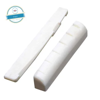 

1 set Bone Guitar String Bridge Saddle Blank And Nut Set For Acoustic Guitar Musical Instrument New