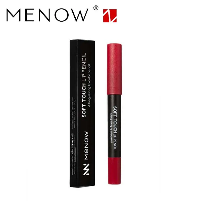 Menow LS02 16 Color soft touch matte lipstick pencil waterproof kiss proof lip batom beauty women Long Lasting | Красота и здоровье