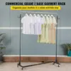 VEVOR Z Base Standing Coat Rack Floor Clothes Hanger Storage Wardrobe Adjustable Height Lockable Caster Entrance Hall Furniture 3