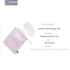Elinfant 6pc Bamboo Breast Pad Nursing Pads For Mum Waterproof Washable Feeding Pad Bamboo Reusable Breast Pads with Laundry Bag 5