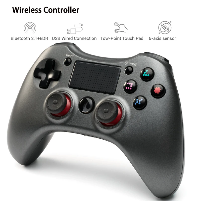 Беспроводной игровой Bluetooth-контроллер для PS4 Pro Slim PS3 2 4 ГГц | Электроника