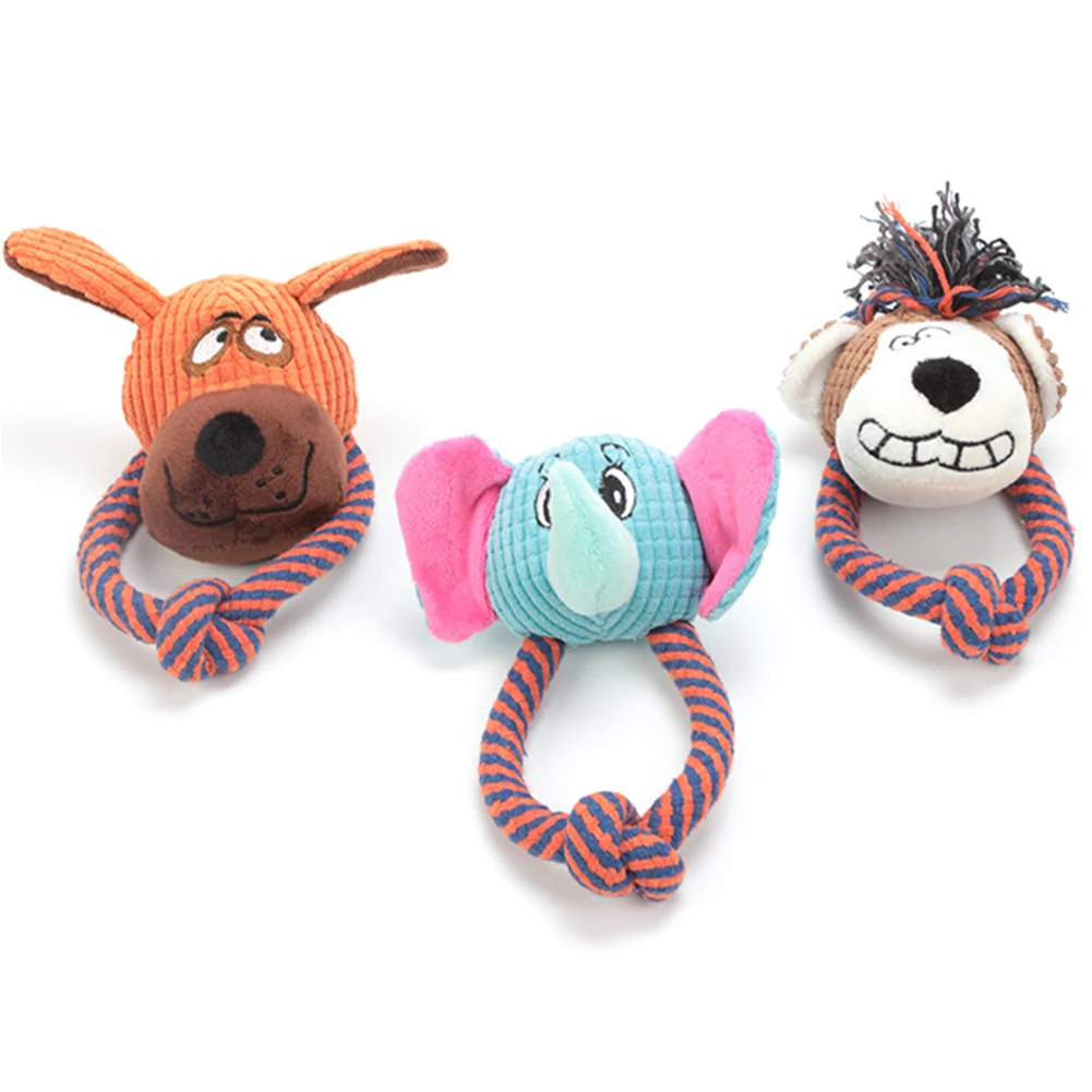 

Dog Chew Toys for Small Medium Dogs Bite Resistant Dog Squeaky Elephant Toys Interactive Squeak Puppy Dog Toy Dropship