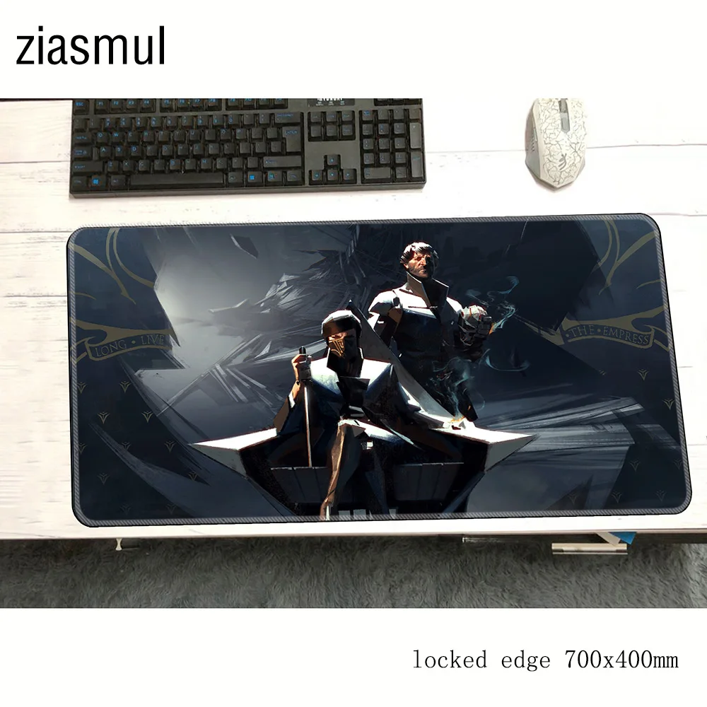 Dishonored padmouse 700x400x3 мм игровой коврик для мыши подарок на Хэллоуин коврик для мыши геймер компьютерный стол 3d коврик notbook mousemate pc