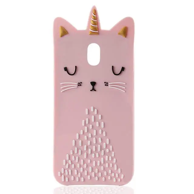 pink cat Чехол для samsung J5 чехол милый 3D мультяшный Минни Кот Ститч силиконовый чехол для samsung Galaxy J3, J5, J7 года Pro EU чехол - Цвет: pink cat