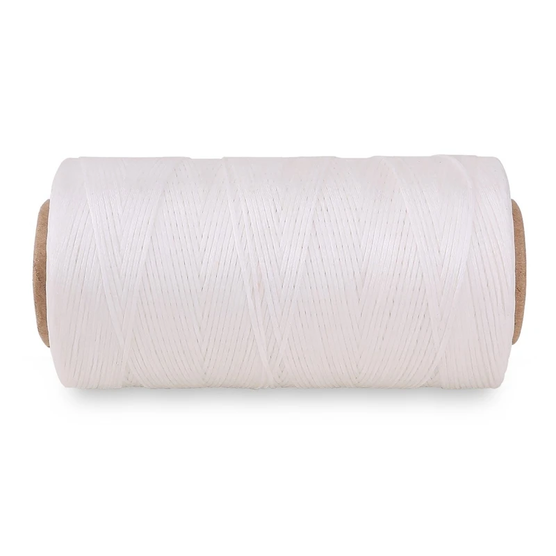 Flat wax wire coil 260M leather leather DIY DIY white
