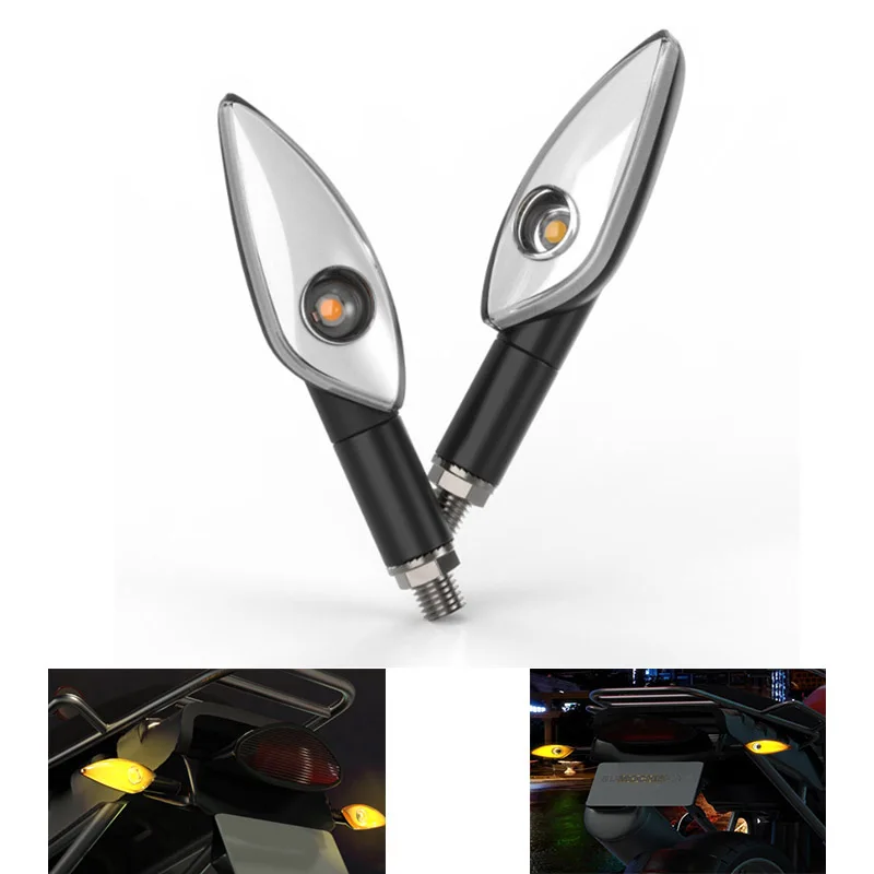 DERI, 2 шт., moto rcycle, светодиодный сигнал поворота, янтарный, универсальный, frecce, moto, светодиодный, подходит для Halley, Honda, Suzuki, Kawasaki, Yamaha, поворотники
