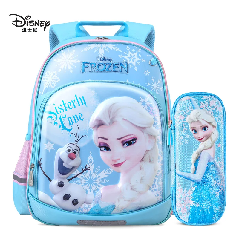 Disney школьный ранец для девочек начальной школы 6-8 лет Детский рюкзак ледяной романтики красивый и благородный легко чистить