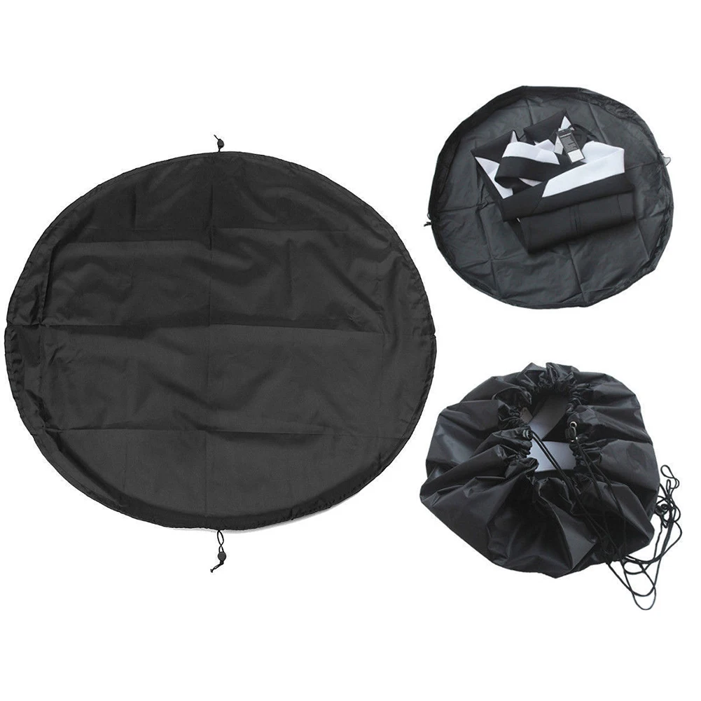 

Polyester Water Sports Pouch Surfing Wetsuit Mat Carry Pack Waterproof Portable Change Bag Diving Suit Black Storage