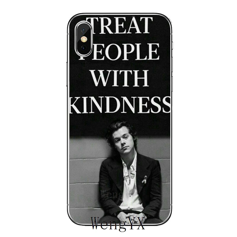 Мягкий чехол Harry Styles» относиться к людям с доброте для samsung Galaxy J8 J7 J5 премьер-профессионал J3 A3 A5 A7 - Цвет: With-Kindness-A-07