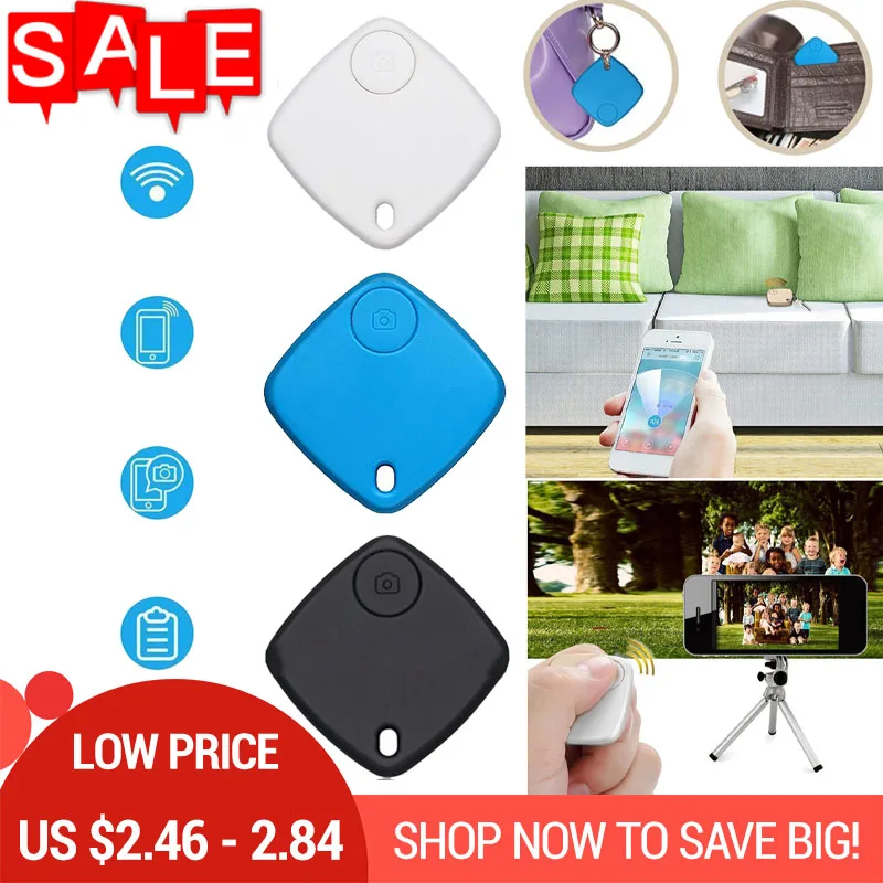 

Two Way Alarm Key Finder Bluetooth Tracker Keyfinder GPS Kids Bag Wallet Key Finder GPS Tag Locator Reminder