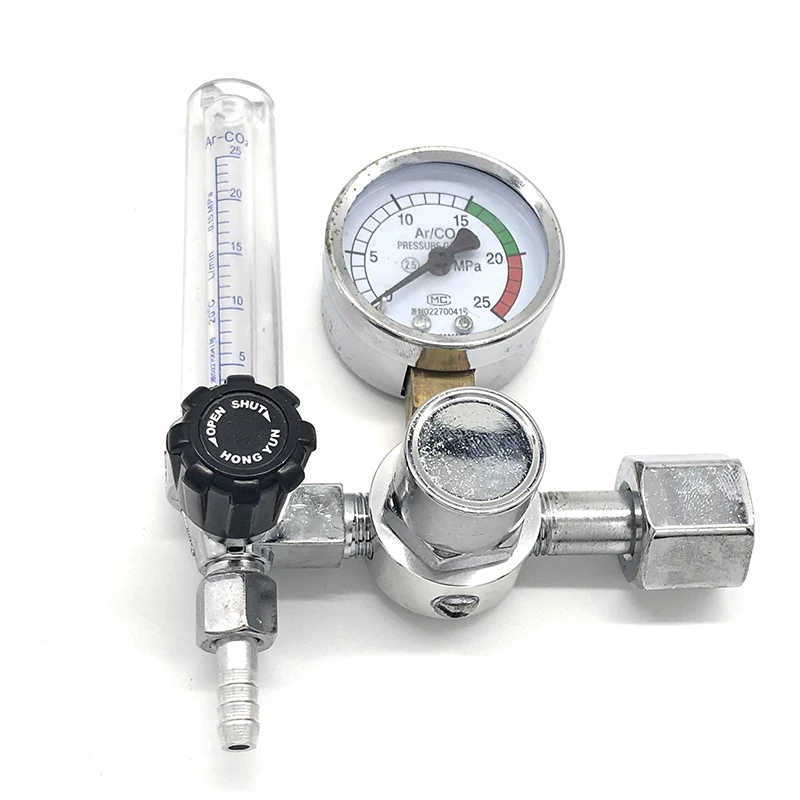 0-25Mpa аргоновый регулятор CO2 Mig Tig расходомер газовый редукционный клапан сварочный датчик аргон редуктор давления