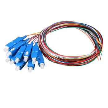 

uxcell Fiber Cable,1.5 Meters 5Ft SC/UPC 9/125 Single-mode 12 Core Fiber Optic Cable Jumper Optical Patch Cord