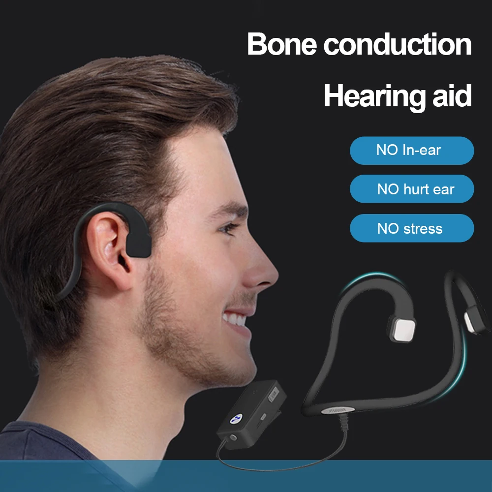 Bone Conduction Hearing Aid New Technology 8 Channels Independent