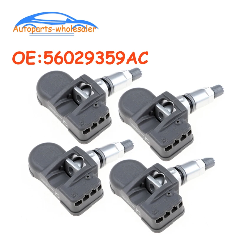 4 шт./партия автомобильные аксессуары 56029359AC 56029359AB TPMS датчик давления в шинах для 2009-2010 Dodge Ram 1500 Jeep, MOPAR